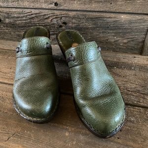 Green Born clogs